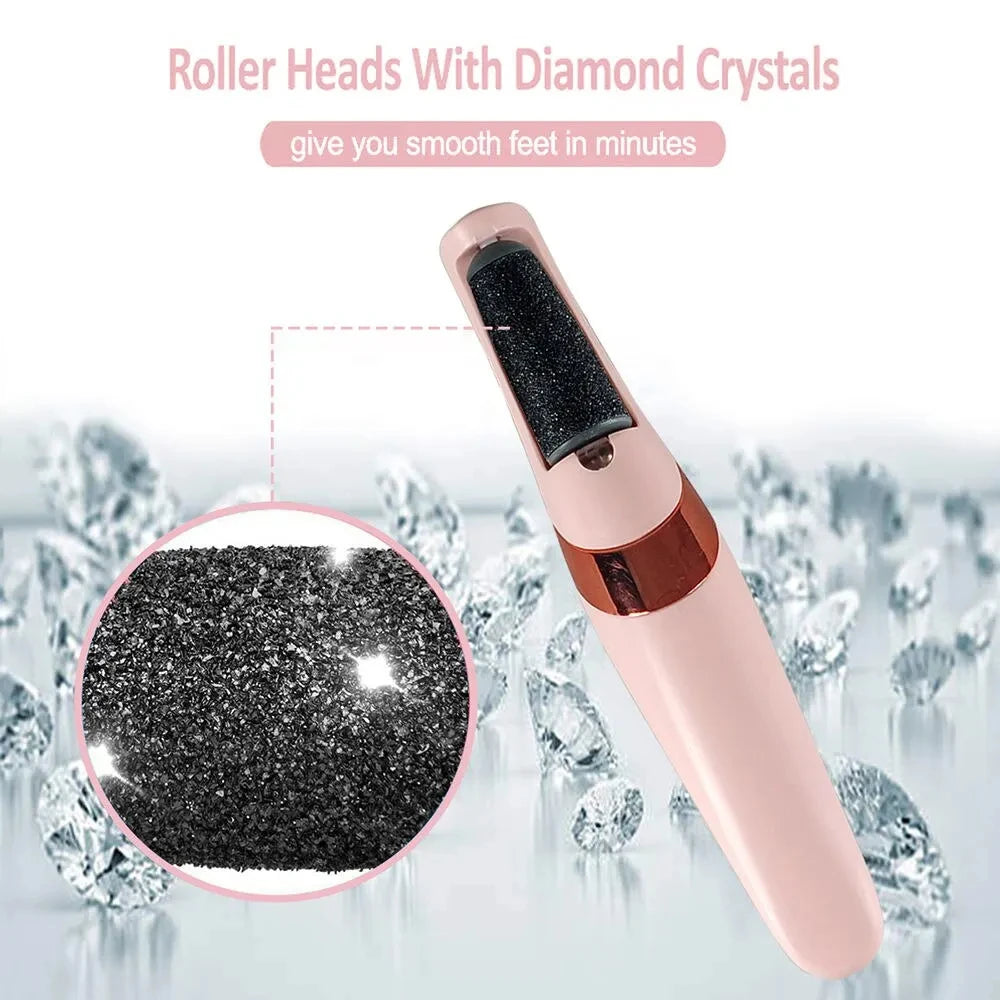 Rechargeable Electric Callus Remover - Effortlessly Eliminate Dry Skin and Calluses for Smooth, Soft Feet!