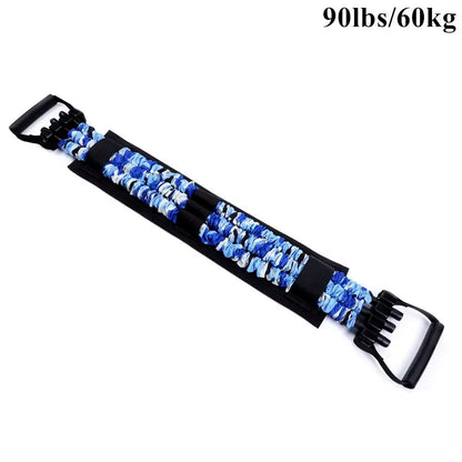 Transform Your Workout with the Adjustable Bench Press Bands Set – Ultimate Fitness Bar and Resistance Bands for Chest and Arm Exercises