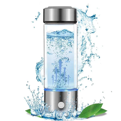 Hydrogen Water Bottle Generator - Rechargeable Alkaline Ionizer for Healthier Hydration