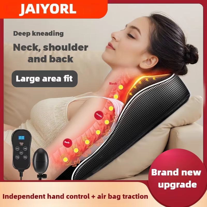 Experience Ultimate Relaxation with Our Electric Shiatsu Neck and Back Massager - Perfect for Home or Car!