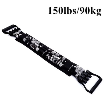 Transform Your Workout with the Adjustable Bench Press Bands Set – Ultimate Fitness Bar and Resistance Bands for Chest and Arm Exercises