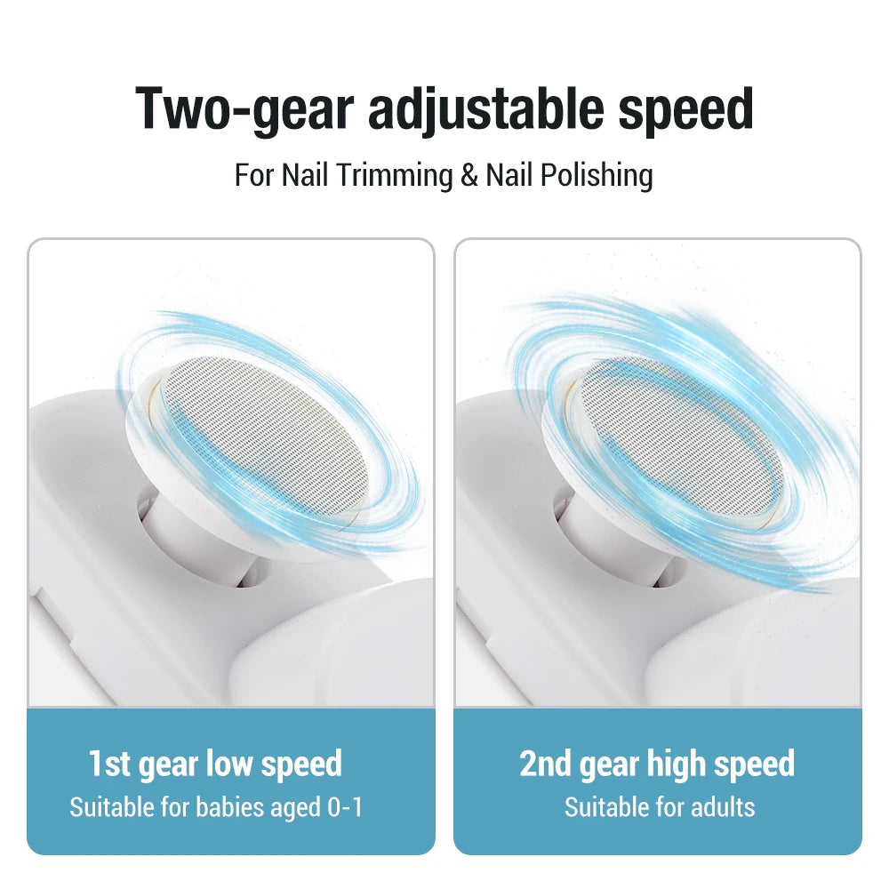Revolutionary Electric Nail Clipper with Light - Rechargeable Automatic Trimmer for Perfect Nails at Home or On-the-Go