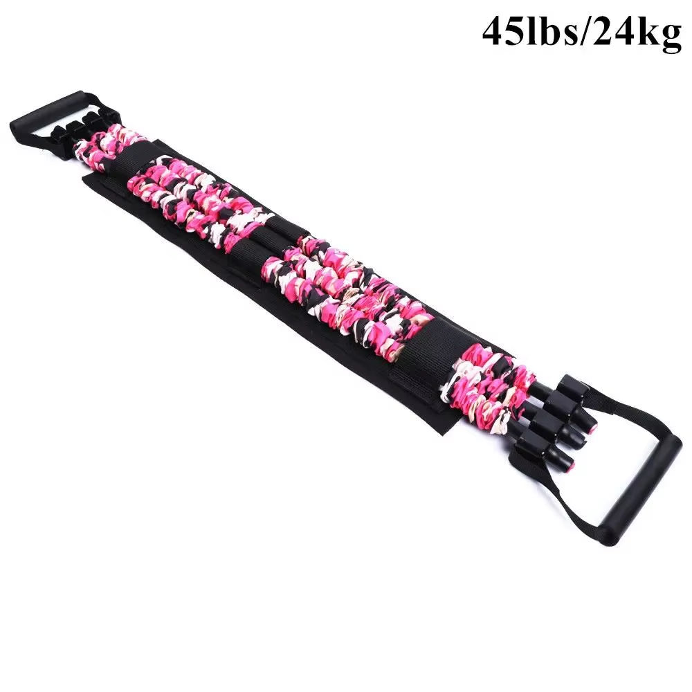 Transform Your Workout with the Adjustable Bench Press Bands Set – Ultimate Fitness Bar and Resistance Bands for Chest and Arm Exercises