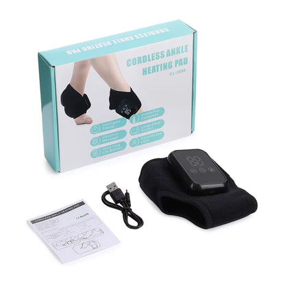 Experience Ultimate Relief with the Heated Foot Vibrator Ankle Massager – Perfect for Plantar Fasciitis & Joint Sprains!