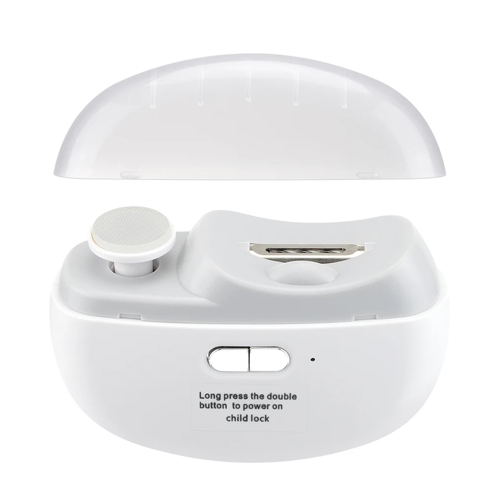 Revolutionary Electric Nail Clipper with Light - Rechargeable Automatic Trimmer for Perfect Nails at Home or On-the-Go