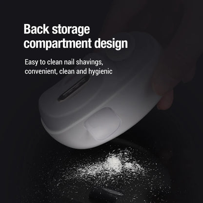 Revolutionary Electric Nail Clipper with Light - Rechargeable Automatic Trimmer for Perfect Nails at Home or On-the-Go