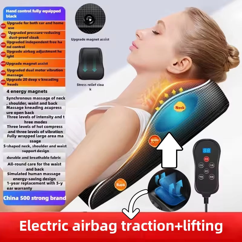 Experience Ultimate Relaxation with Our Electric Shiatsu Neck and Back Massager - Perfect for Home or Car!