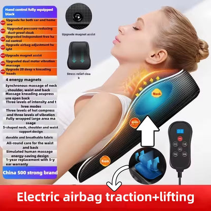 Experience Ultimate Relaxation with Our Electric Shiatsu Neck and Back Massager - Perfect for Home or Car!