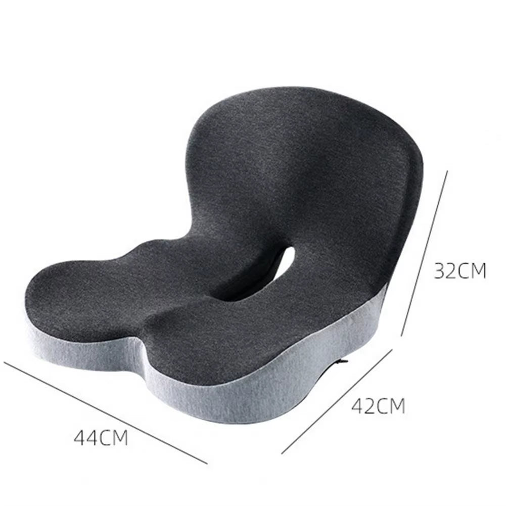 Ultimate Comfort Seat Cushion with Anti-Slip Design for Pressure Relief and Support - Perfect for Office Chairs