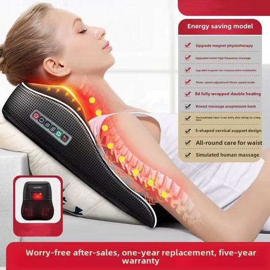 Experience Ultimate Relaxation with Our Electric Shiatsu Neck and Back Massager - Perfect for Home or Car!