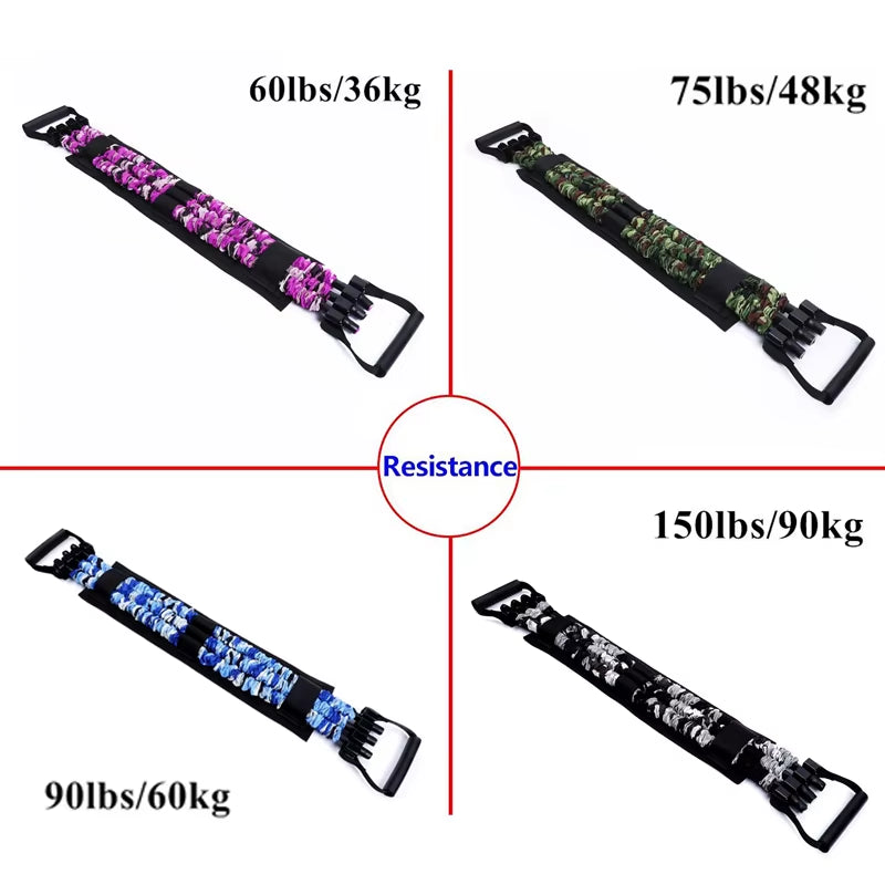 Transform Your Workout with the Adjustable Bench Press Bands Set – Ultimate Fitness Bar and Resistance Bands for Chest and Arm Exercises