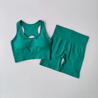 2 PCS Women's Seamless Yoga Set