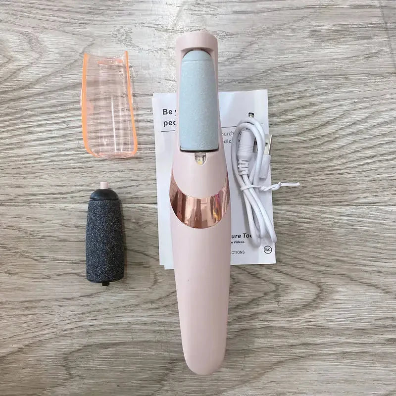 Rechargeable Electric Callus Remover - Effortlessly Eliminate Dry Skin and Calluses for Smooth, Soft Feet!