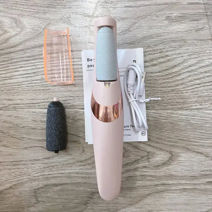 Rechargeable Electric Callus Remover - Effortlessly Eliminate Dry Skin and Calluses for Smooth, Soft Feet!
