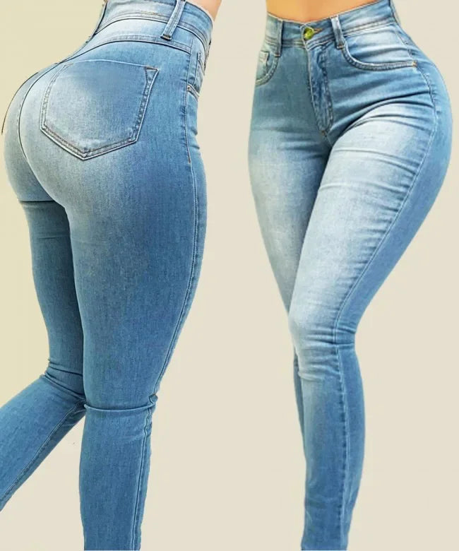 Woman's high waist jeans