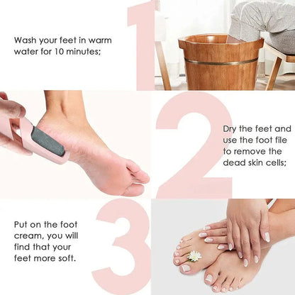 Rechargeable Electric Callus Remover - Effortlessly Eliminate Dry Skin and Calluses for Smooth, Soft Feet!