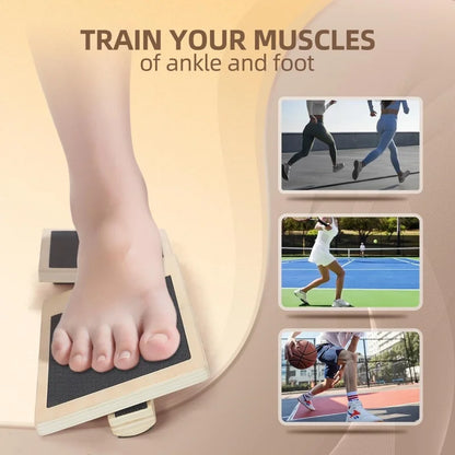 Elevate Your Balance and Strength with the Single Foot Balance Board – Perfect for Ankle Rehabilitation and Posture Correction