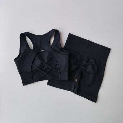 2 PCS Women's Seamless Yoga Set