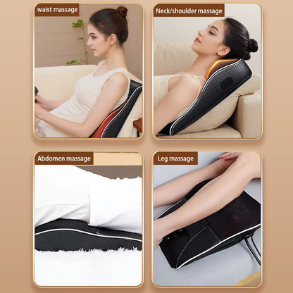 Experience Ultimate Relaxation with Our Electric Shiatsu Neck and Back Massager - Perfect for Home or Car!