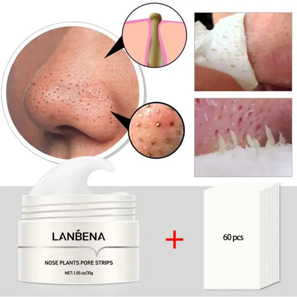 Say Goodbye to Blackheads with Our Deep Cleansing Nose Pore Strip Mask - 30g Cream for Clearer Skin!