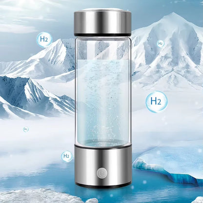 Hydrogen Water Bottle Generator - Rechargeable Alkaline Ionizer for Healthier Hydration