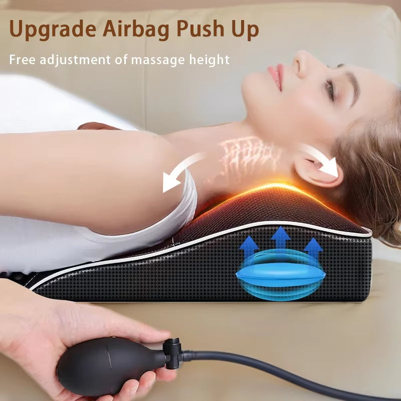 Experience Ultimate Relaxation with Our Electric Shiatsu Neck and Back Massager - Perfect for Home or Car!