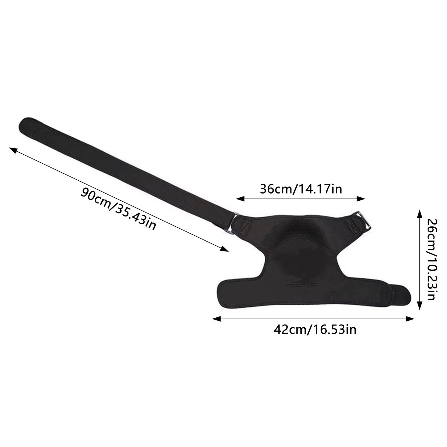 Shoulder Braces Physical Therapy Recovery Rotator Cuff for Men Adjustable Fit Sleeve Wrap Sleeve Fits Left and Right Arm 1/2Pcs