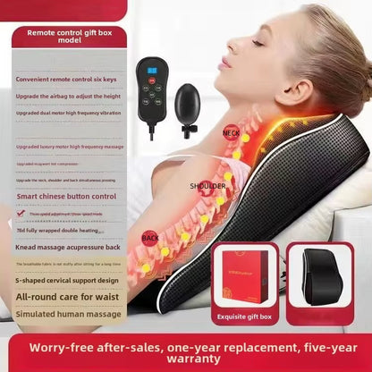 Experience Ultimate Relaxation with Our Electric Shiatsu Neck and Back Massager - Perfect for Home or Car!
